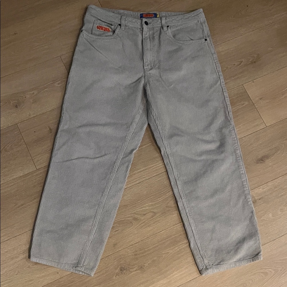 Empyre Gray Corduroy Men Pants